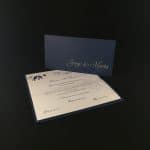 INVITACIÓN BODAS PALOMAS TROQUELADA MODERNA