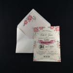 Invitación de Boda de diseño moderno calidad extra